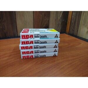 Lot Of 5 - RCA Audio Cassette Tapes 60 Minutes Hi-Fi Stereo - New & Sealed **